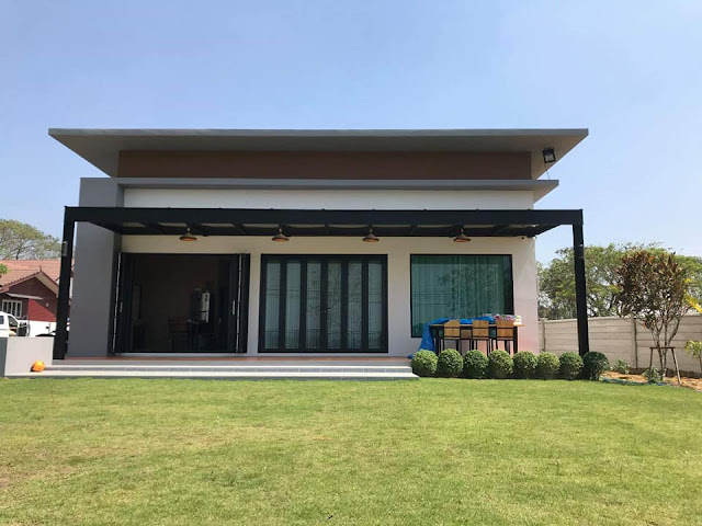 บ้านโมเดิร์นชั้นเดียว บ้านโมเดิร์นชั้นเดียว