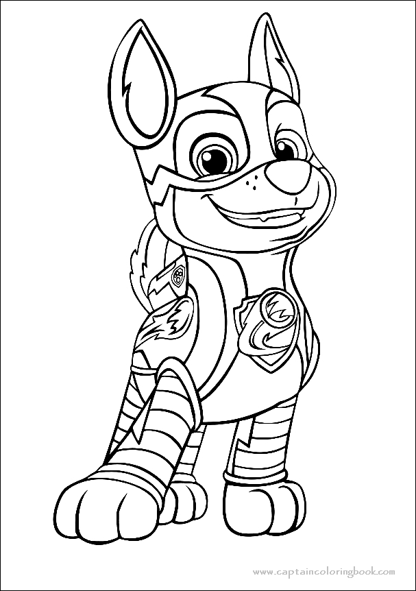 Mighty Pups Coloring Paw Coloringhome Pawpatrol Mighty Pups Coloring Paw Coloringhome Pawpatrol