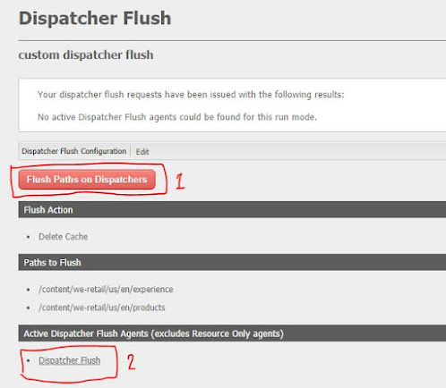 Dispatcher flush