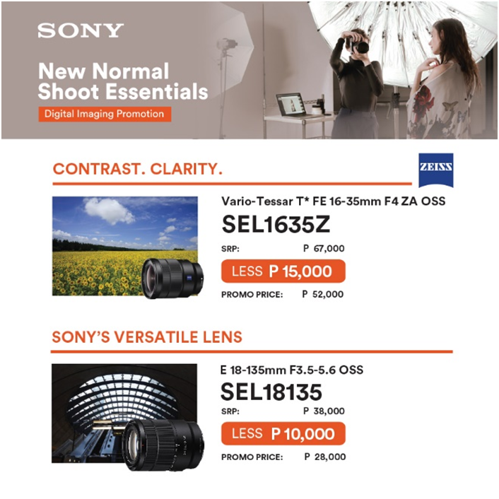 Sony lenses on sale