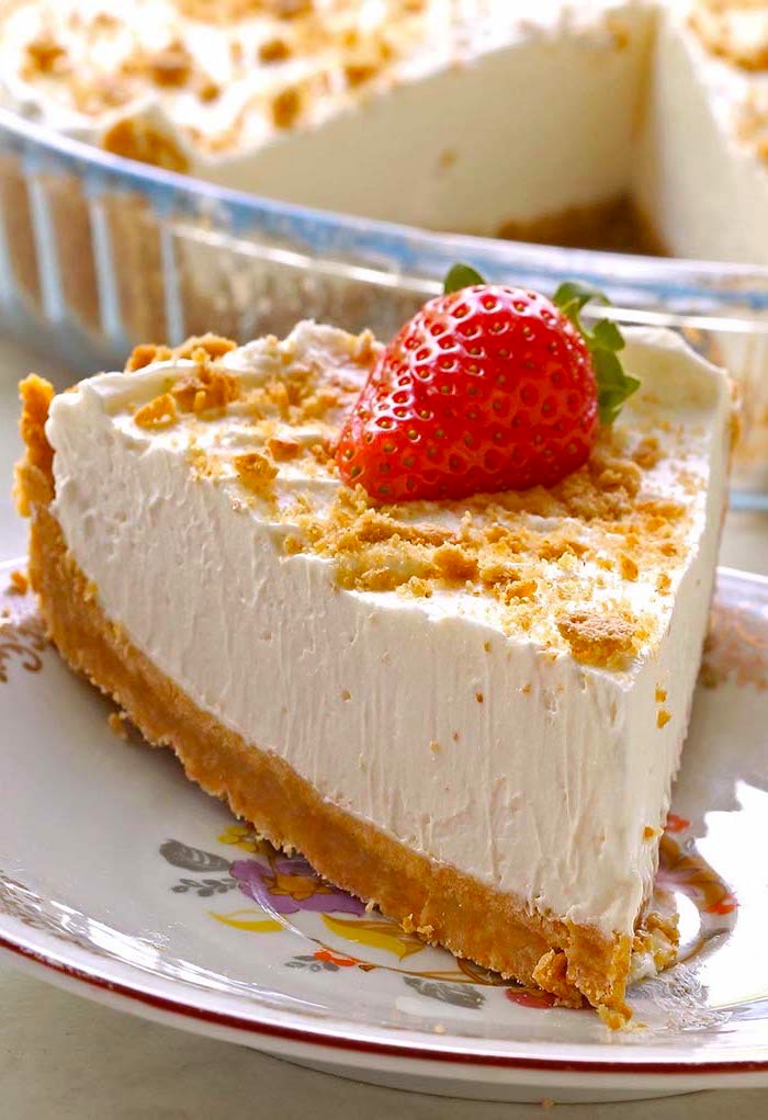 No Bake Easy Marshmallow Pie Recipe Joki's Kitchen