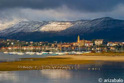 paisaje hondarribia desde hendaia