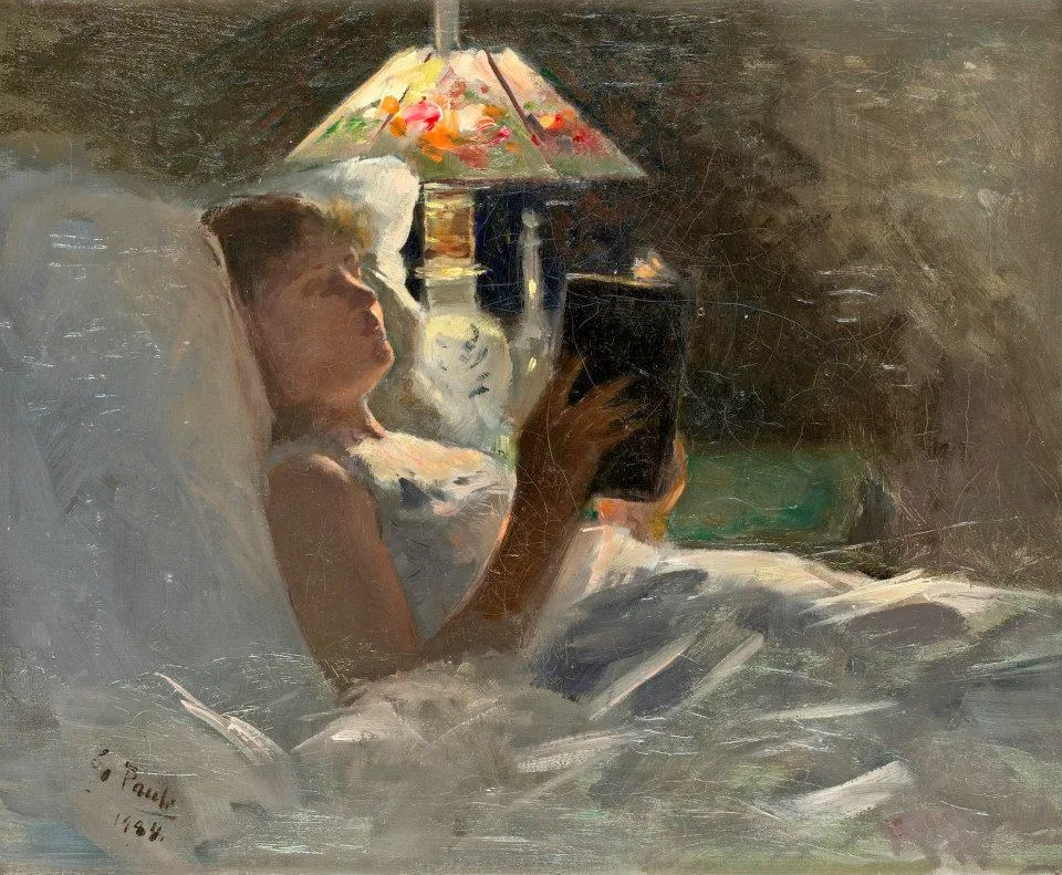 Georg Pauli - The Reading Light, 1884