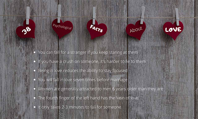 psychological facts about love