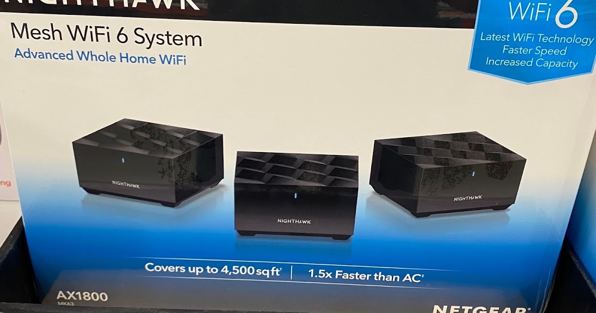 Netgear Nighthawk Mesh WiFi 6 System | Costco Weekender