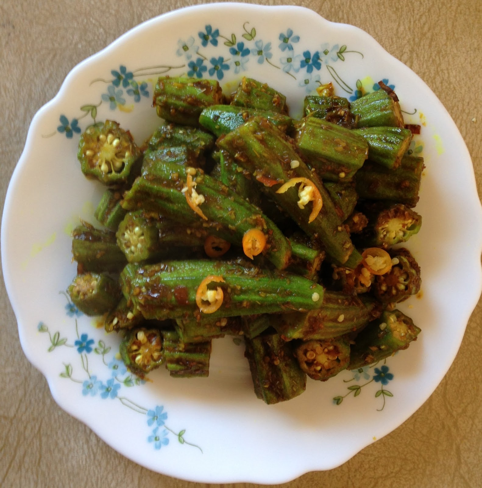 Sổ Tay Nấu Món Ăn Chay: Đậu bắp xào xả ớt