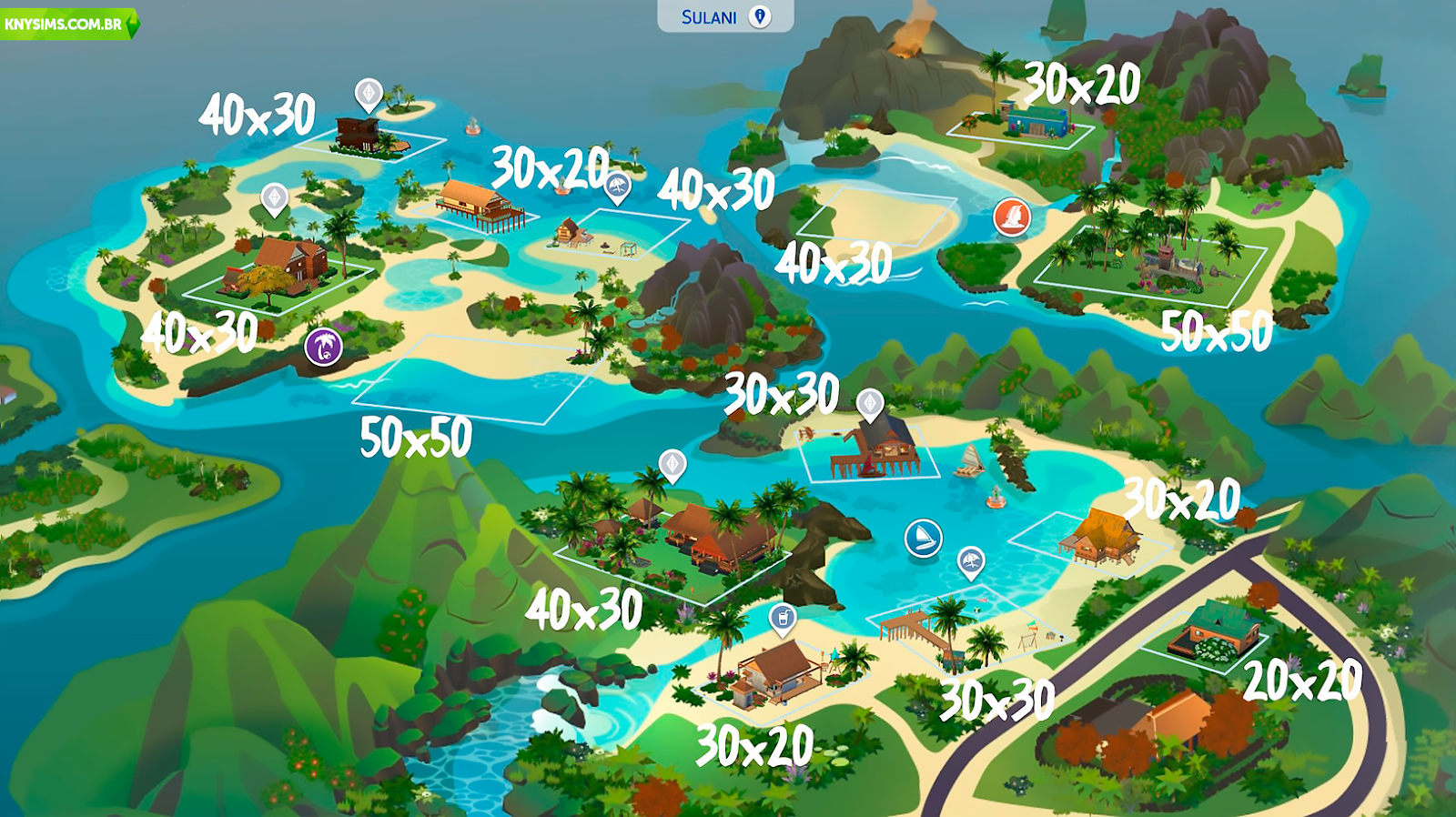 Sims 4 Sulani Map