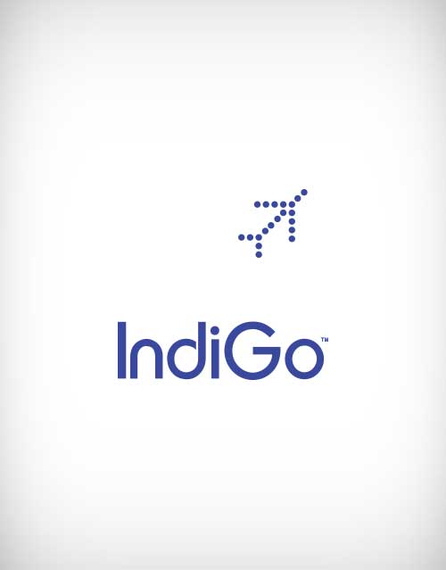 indigo airlines vector logo