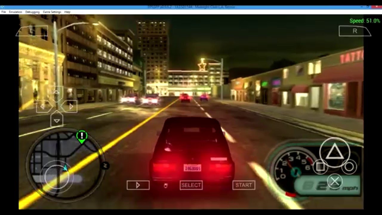Midnight Club LA Remix PSP - YouTube
