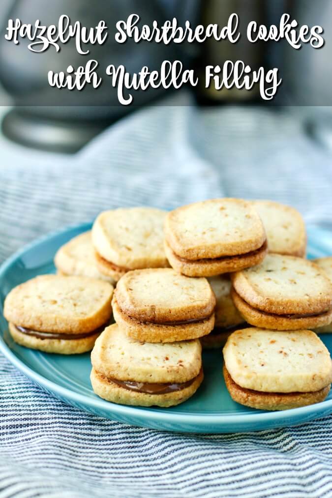 Hazelnut Shortbread Cookies with Nutella Filling Karen's Kitchen Stories