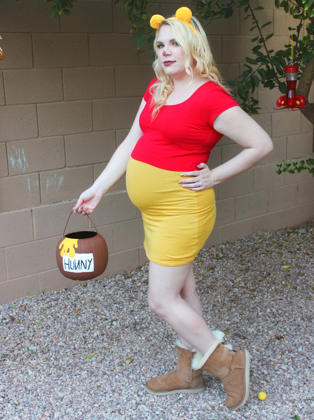 Diaries of a Sunflower Winnie the Pooh Maternity Costume