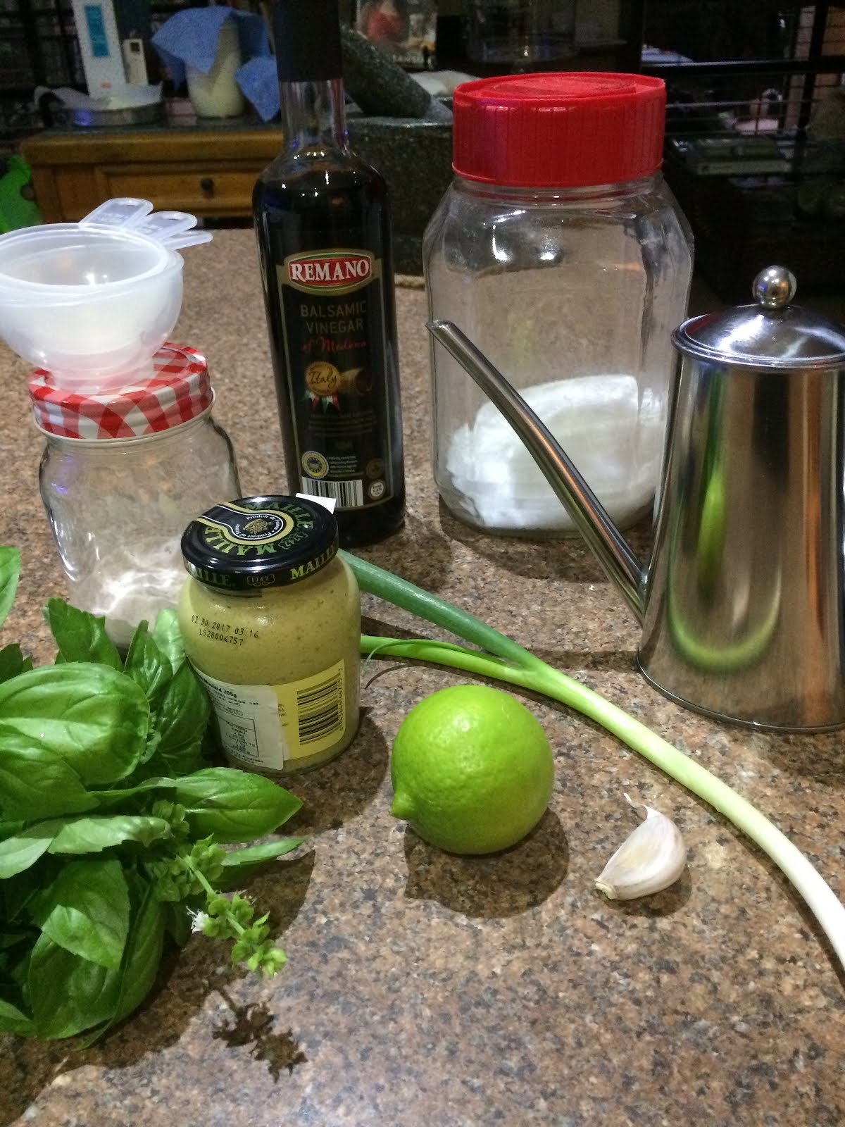 Balsamic and basil salad dressing Stay Home Instead