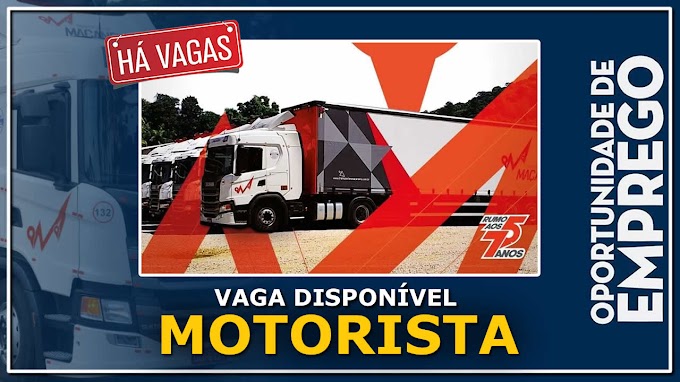 Transportadora Maçaneiro contrata Motorista Carreteiro 