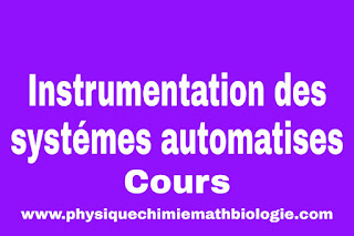 Cours d'Instrumentation des systèmes automatises PDF