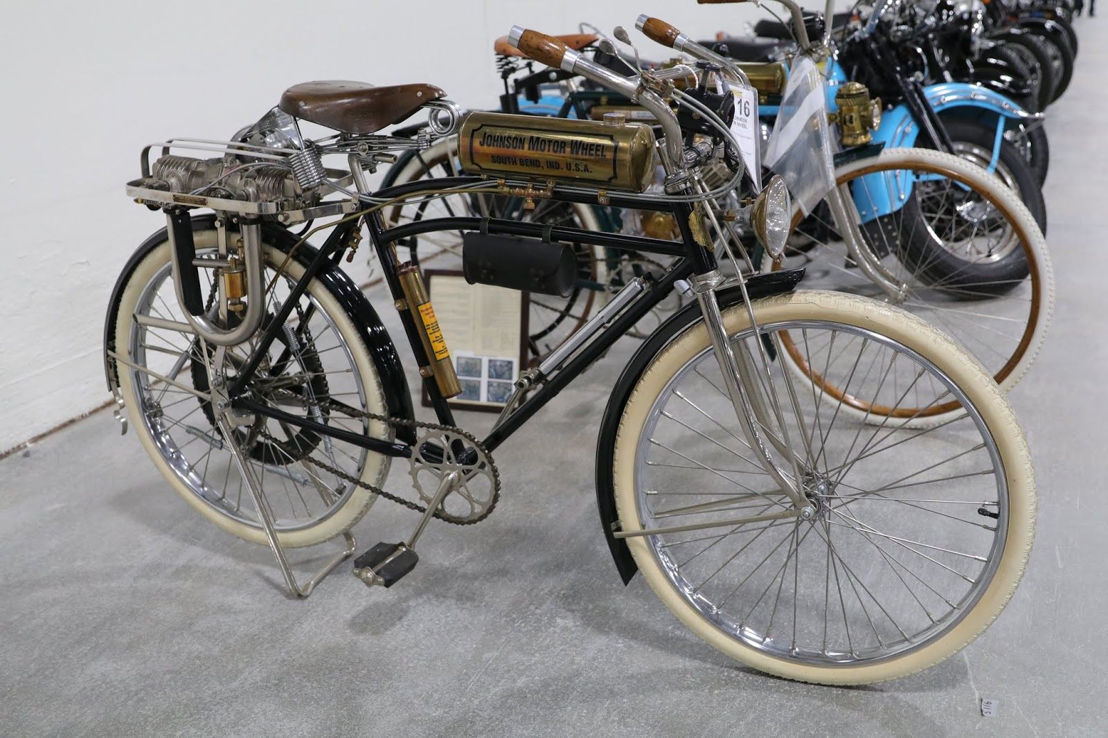 OldMotoDude 1919 Johnson Motor Wheel sold for 34,100 at the 2019
