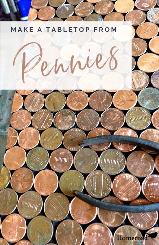 How to Make a Desk Using Pennies