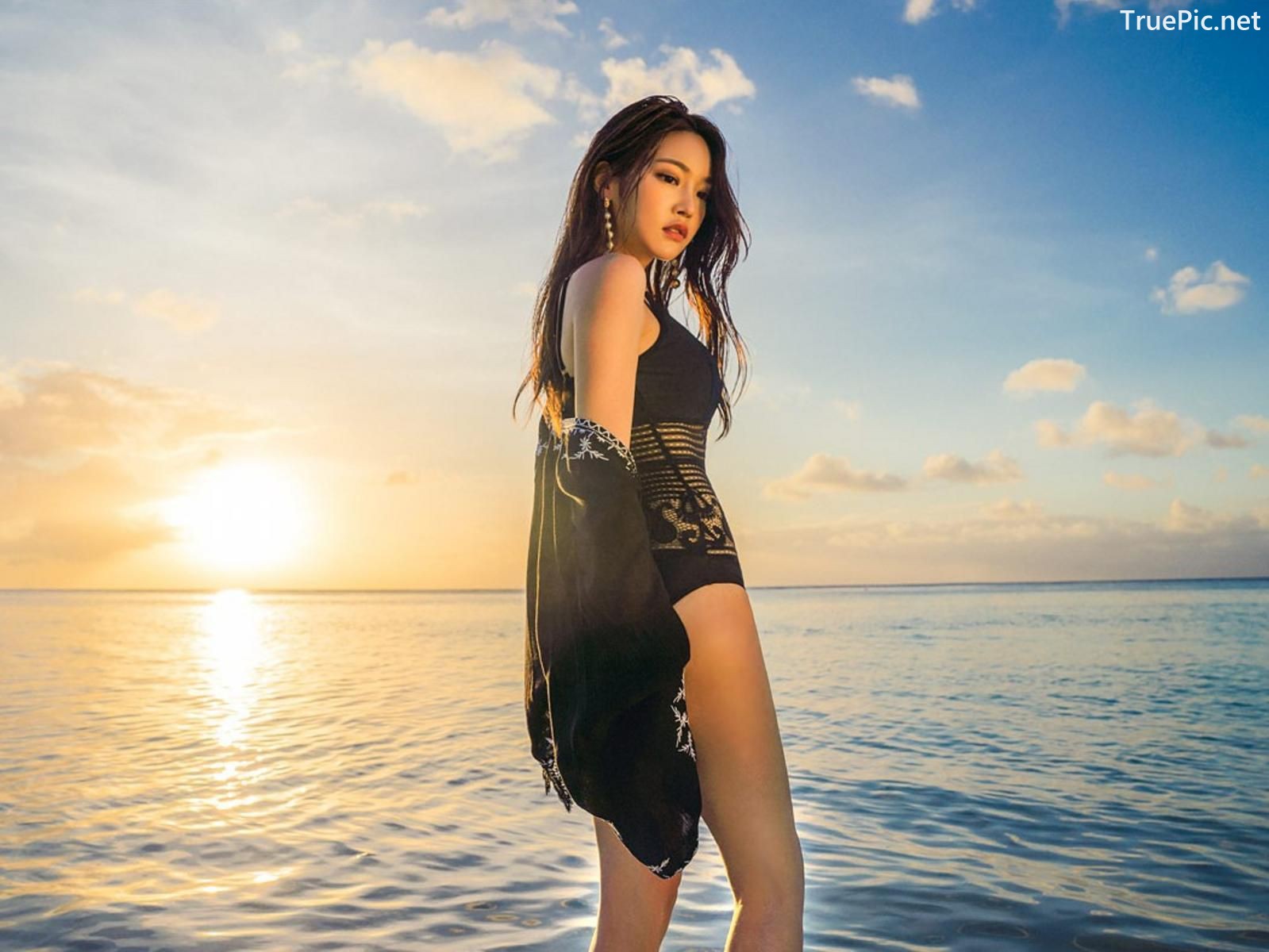 Image Korean Fashion Model - Park Jung Yoon - Summer Beachwear Collection - TruePic.net - Picture-6