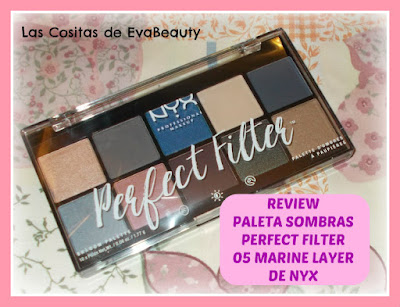 Review Paleta de sombras Perfect Filter 05 Marine Layer de NYX