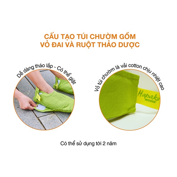Túi Chườm Thảo Dược Nóng/Lạnh Đa Năng Giảm Đau Bàn Chân Hapaku 7 72