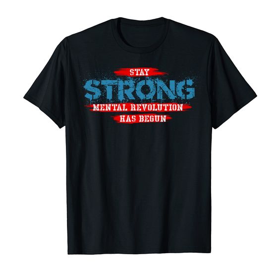 ÁO THUN COTTON UNISEX IN HÌNH STAY STRONG 13219