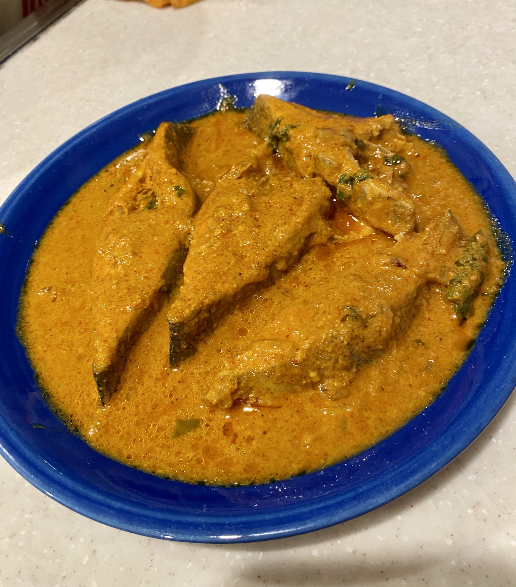 ANGLO-INDIAN CUISINE : POMFRET CURRY / FISH CURRY