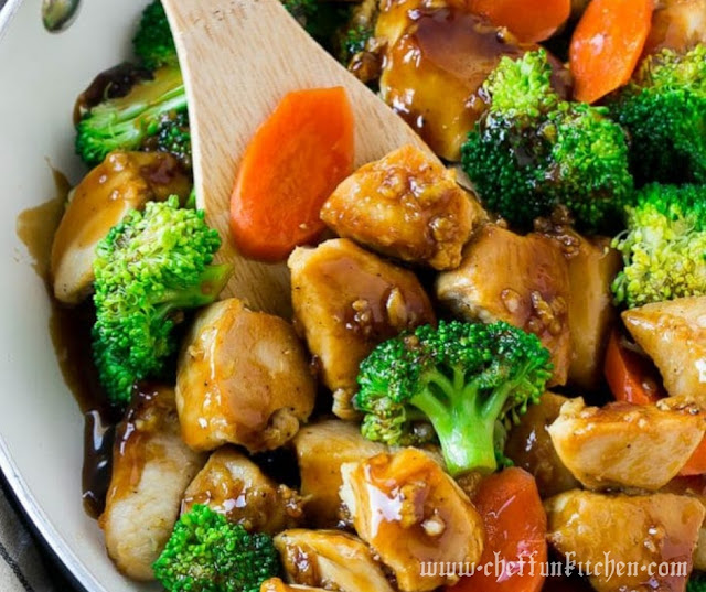 Honey Garlic Chicken Stir Fry