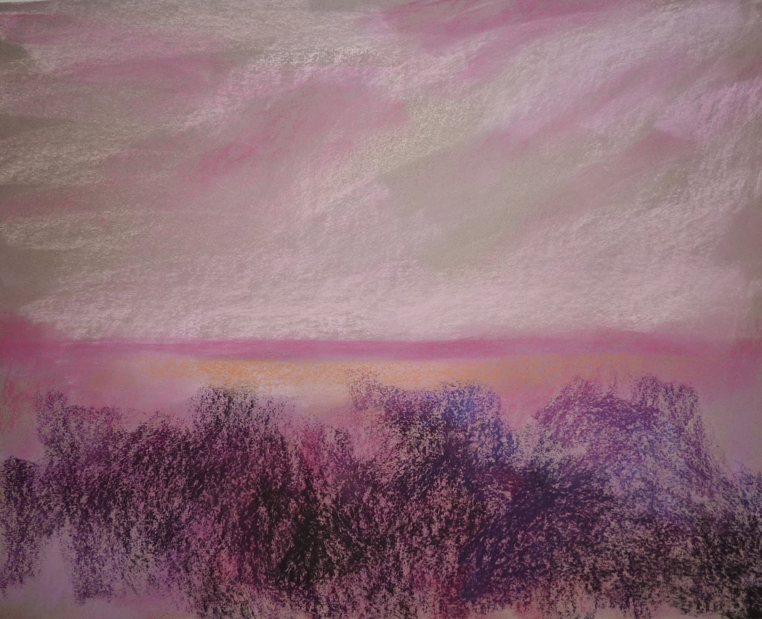 Painting My World Pastel Demo on Canson Paper...New England Summer