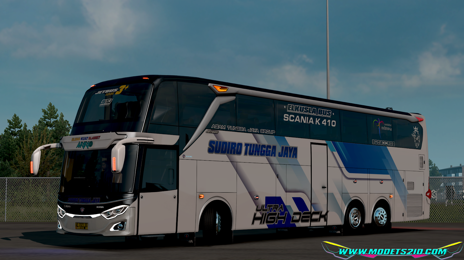 Wallpaper Bus Sudiro Tungga Jaya Mod Ets2 Indonesia