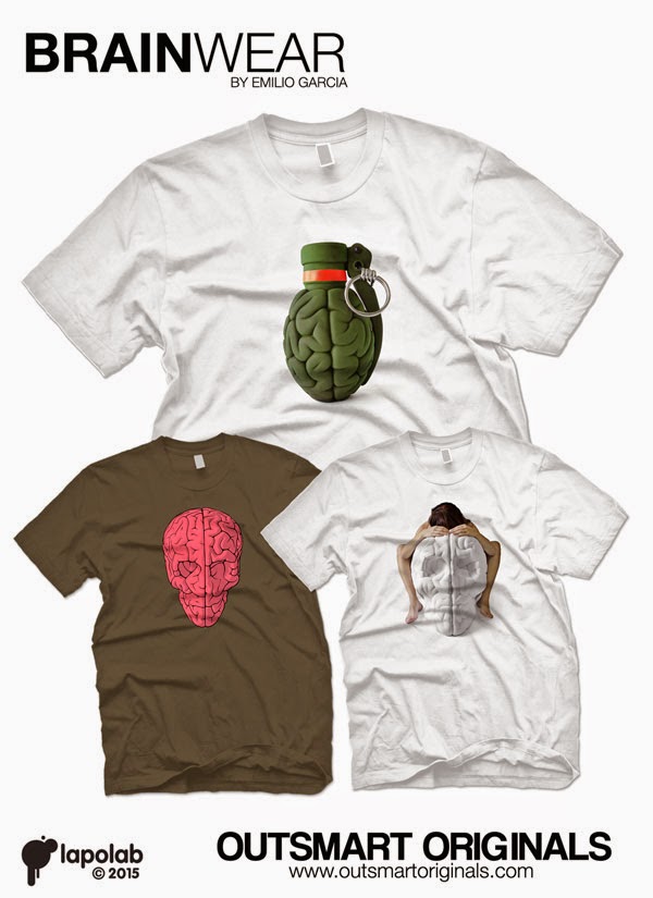 Brainwear T-Shirt Collection by Emilio Garcia & Outsmart Originals
