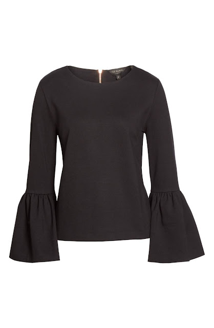 Ted Baker Bell Sleeve Top