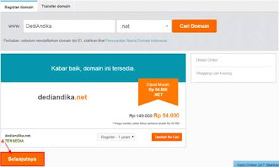 masa aktif domain di niagahoster