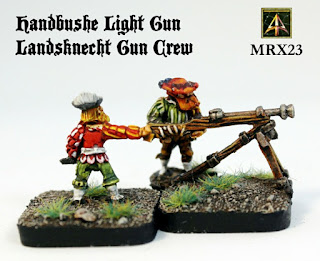 MRX23 Handbuchse Light Gun and Landsknect Crew 15mm released