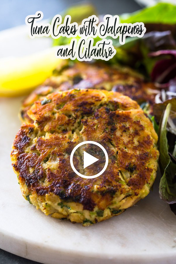 Tuna Cakes with Jalapenos and Cilantro