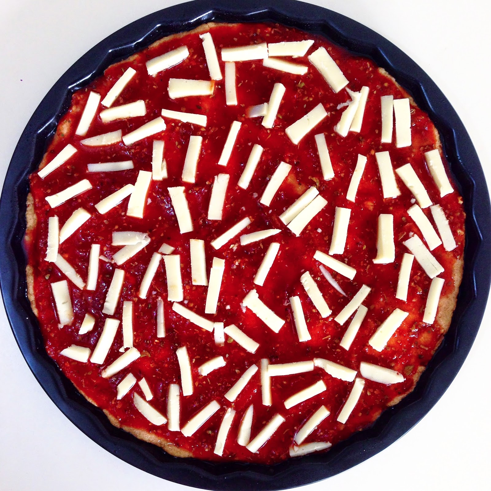 Özen�in mutfağından Özen�li tarifler ) Yulaf kepekli pizza (Dukan