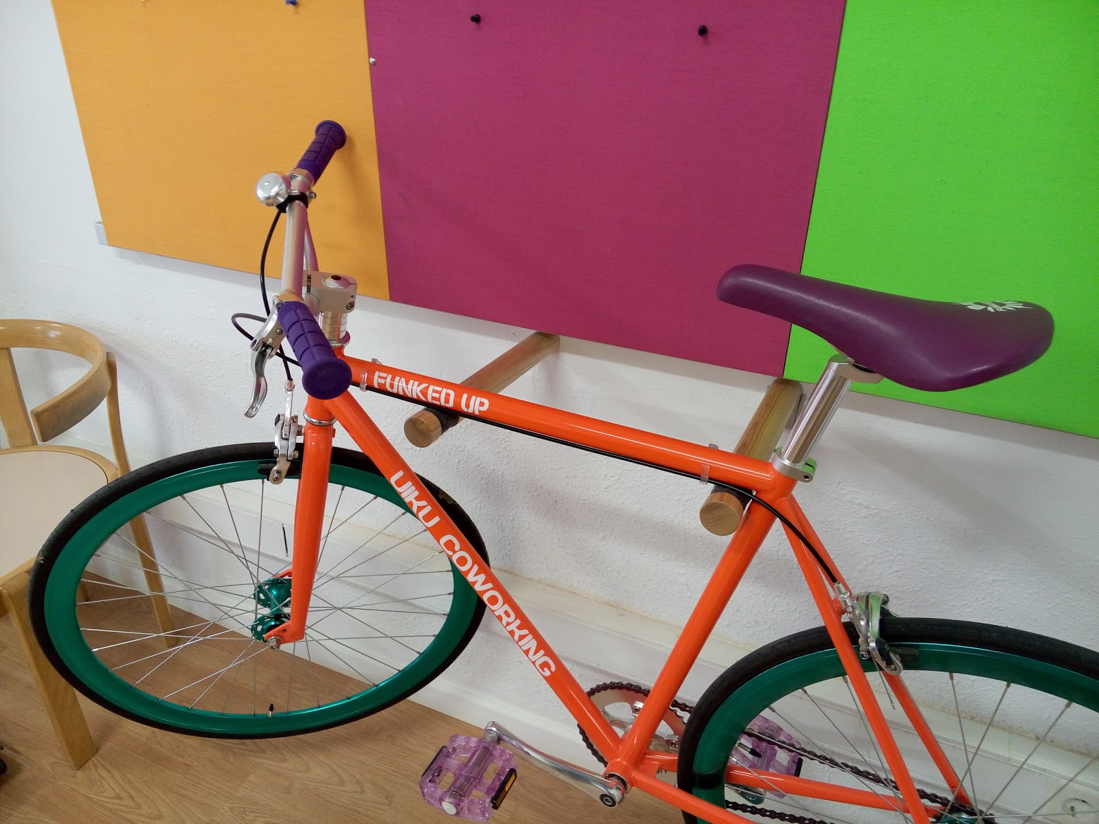 fixed gear bike rack
