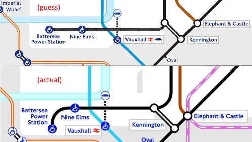 Battersea Power Station Map Diamond Geezer