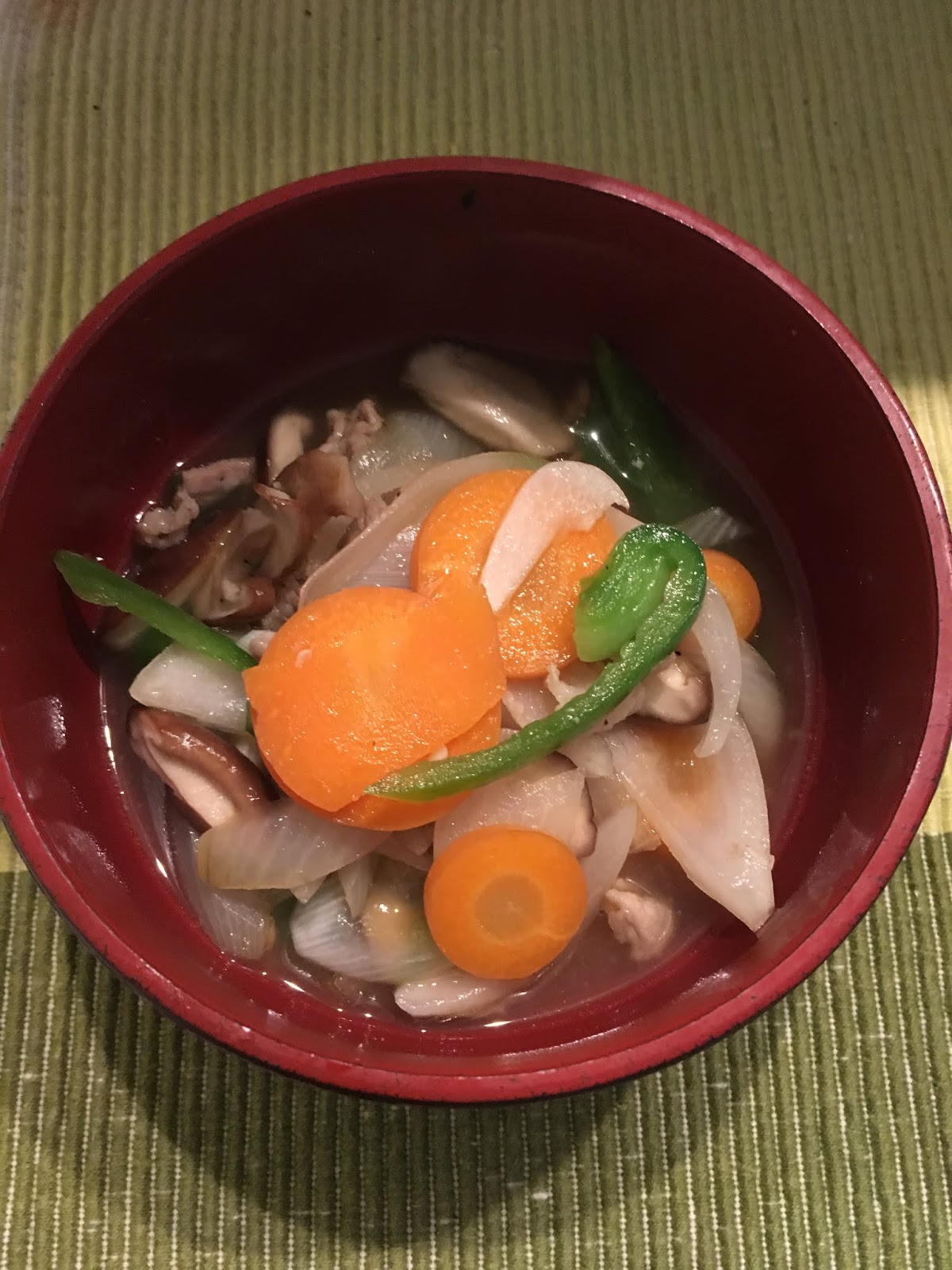 Vegetable salt soup