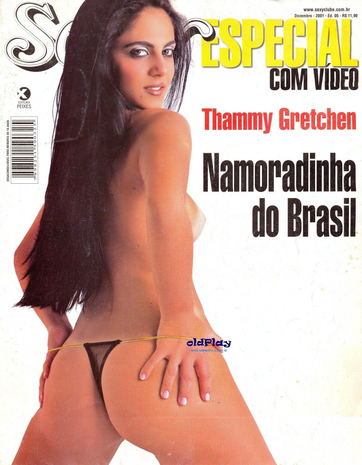 Todas as Playboys: THAMMY GRETCHEN -SEXY ESPECIAL - DEZEMBRO DE 2001.