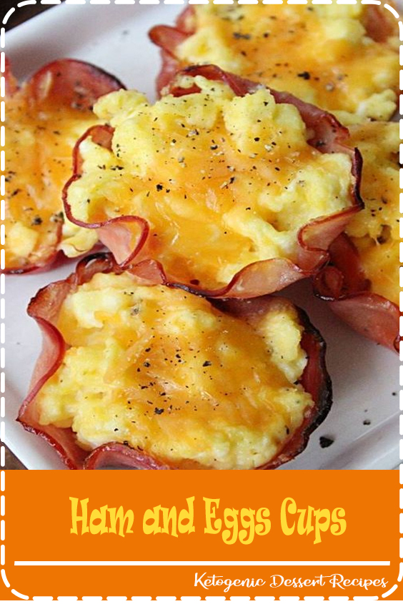 Ham and Eggs Cups are the perfect portable breakfast! Easy baked ham cups filled with sharp cheddar cheese and scrambled eggs. Ham and Eggs Cups are the perfect portable breakfast! Easy baked ham cups filled with sharp cheddar cheese and scrambled eggs.