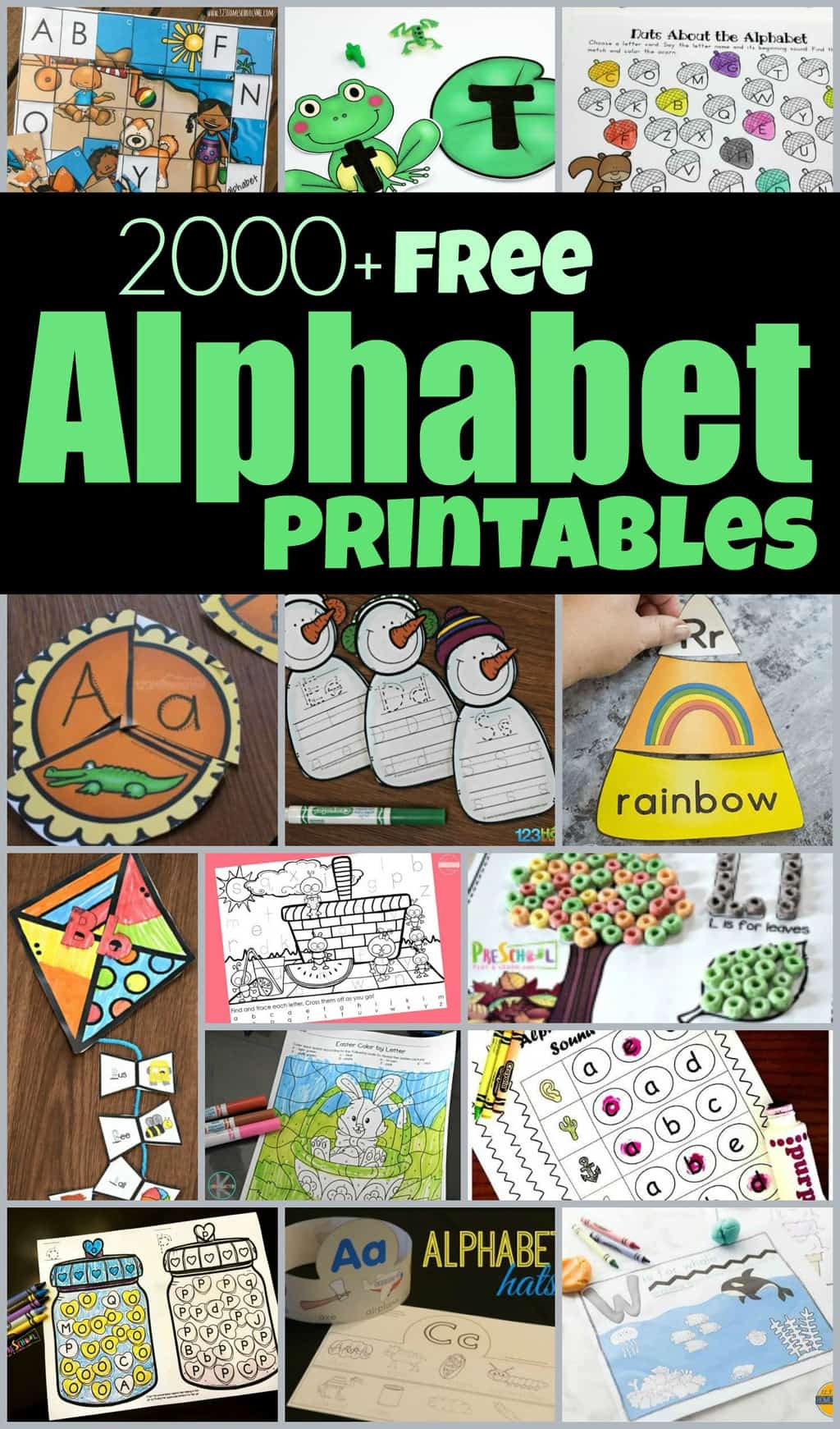 Free Printable Alphabet Letters Birthday Letter