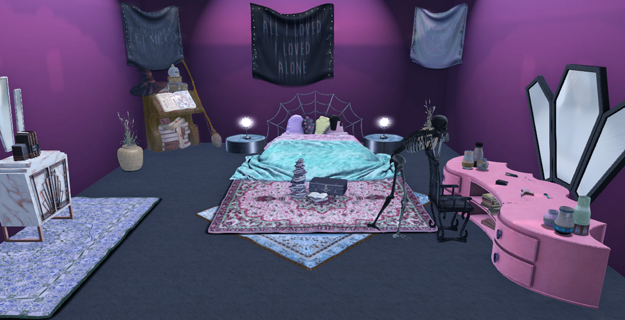 Jessy Meets Fashion Pastel Gothic Bedroom