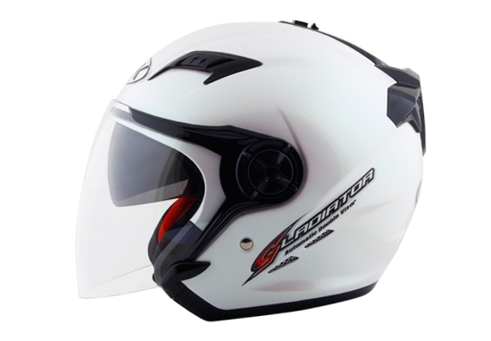 Helm NHK Gladiator Polos Putih