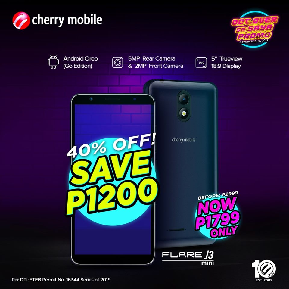 Manila Shopper Cherry Mobile OCTOVER Sa Saya Promo Oct 2019