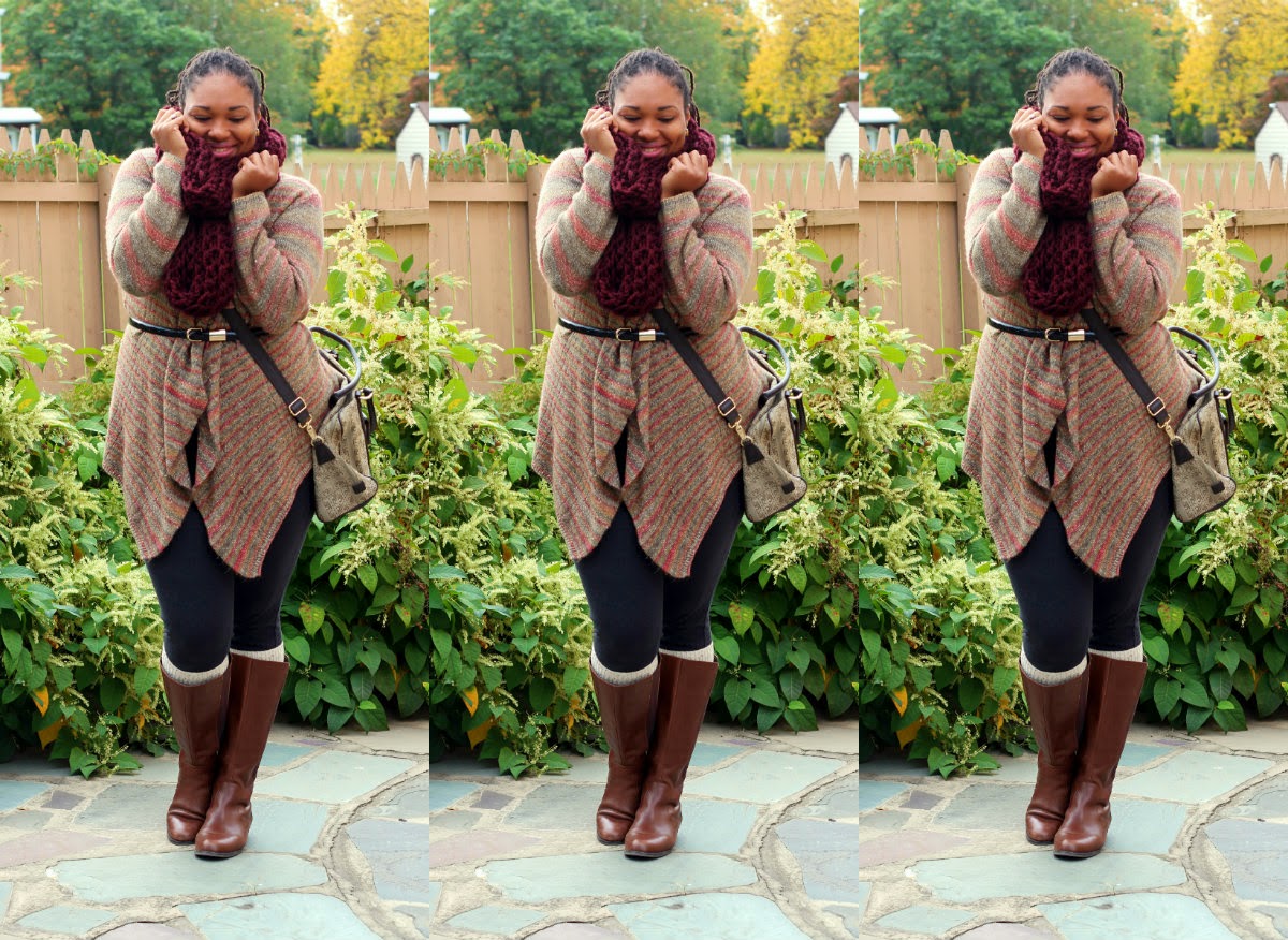 plus size fall sweaters, rafaella sweater, lane bryant boots