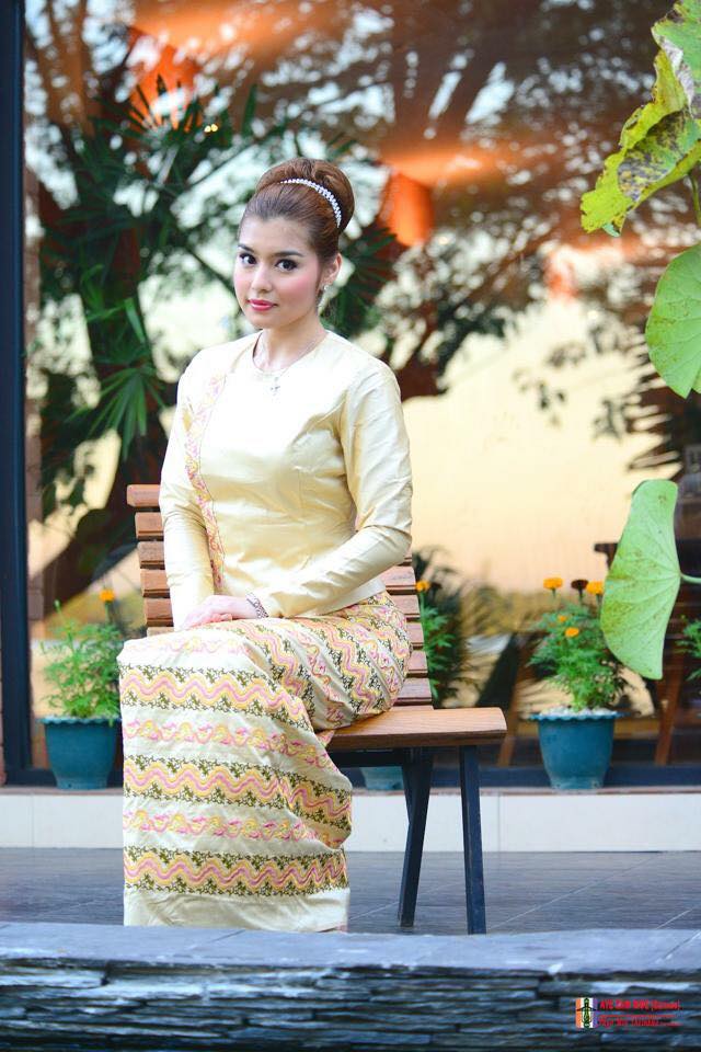 Melody In Beautiful Myanmar Dress 