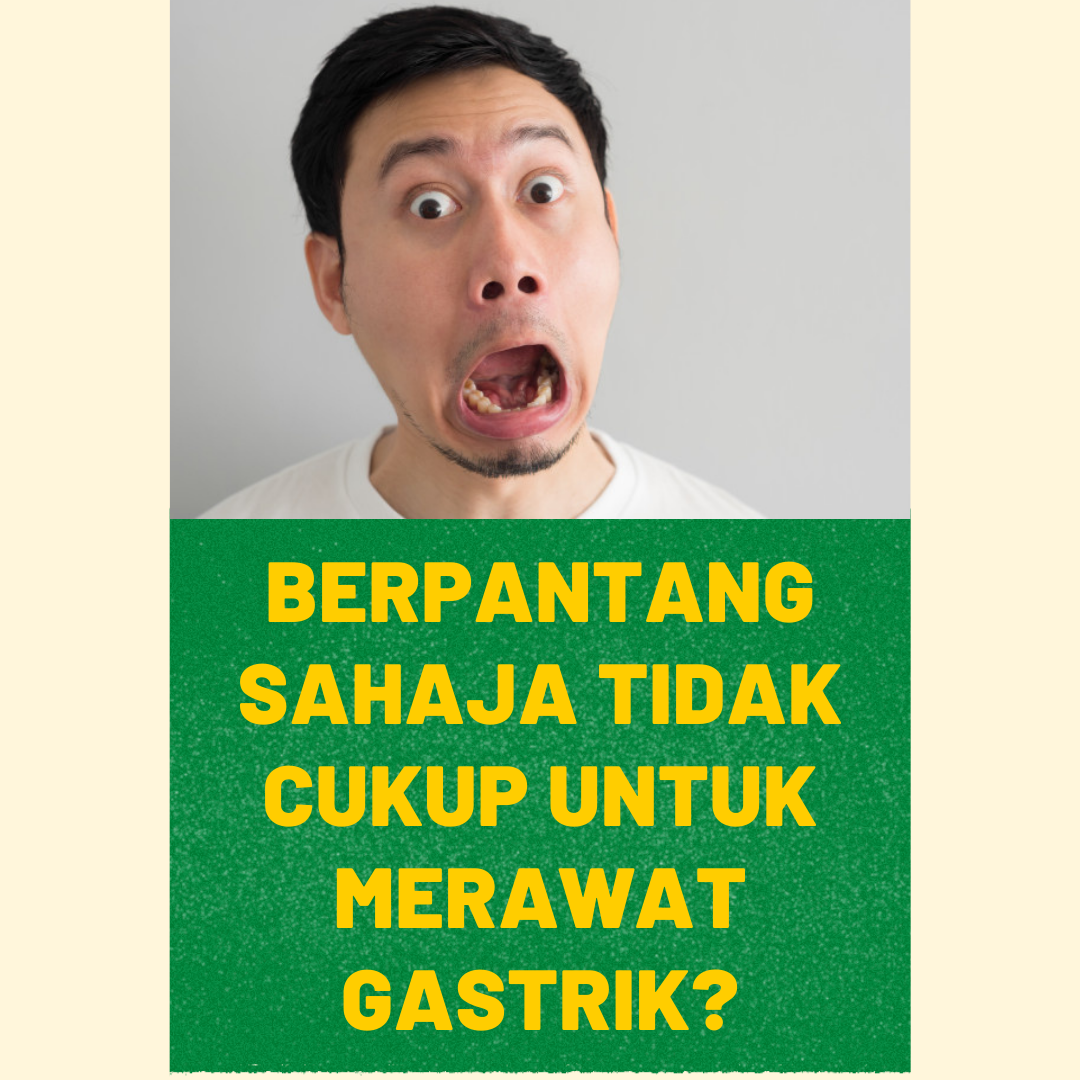 Berpantang Makan Sahaja Tidak Cukup Untuk Merawat Anxiety & Gastrik