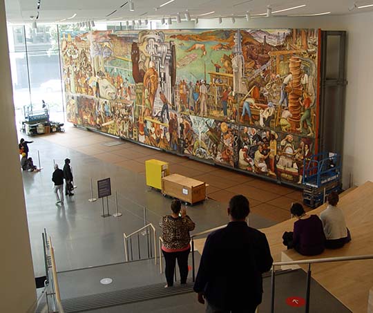Civic Center: Diego Rivera Pan American Unity Mural at SFMOMA