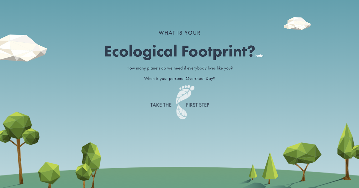 Using the WWF Ecological Footprint Calculator as a Tool