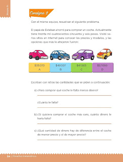 Apoyo Primaria Desafíos Matemáticos 4to. Grado Bloque III Lección 44 Camino a la escuela