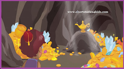 Aladdin e la lampada magica racconto breve con immagine e download pdf